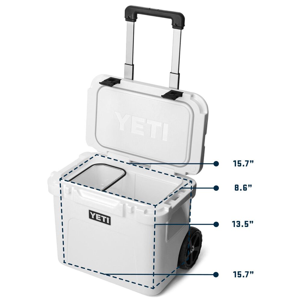 YETI Roadie 32 Wheeled Cooler in Olive and King Crab Orange, , large
