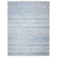 Safavieh Micro-Loop MLP502M 11" x 15" Blue and Ivory Area Rug, , large