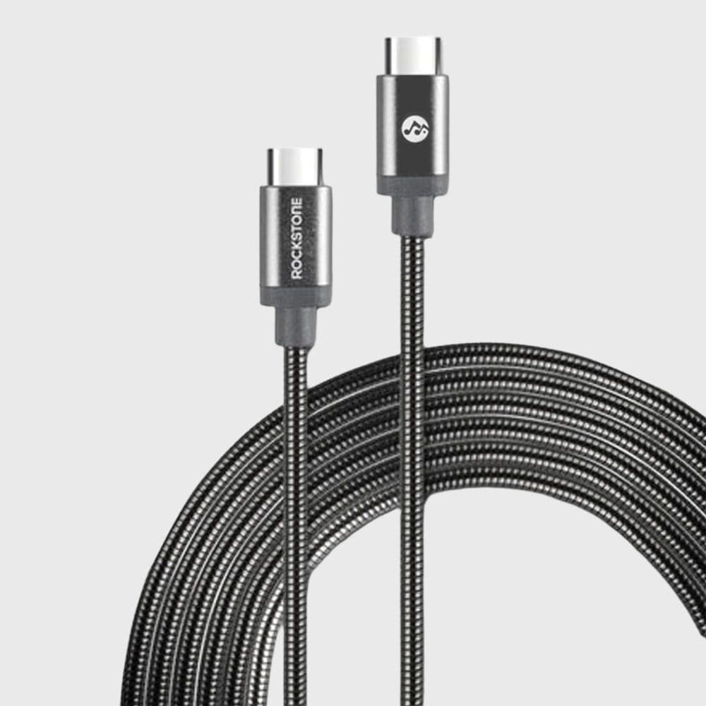 The Mighty Mount 6.56 ft Type-C to Type-C Cable in Grey, , large