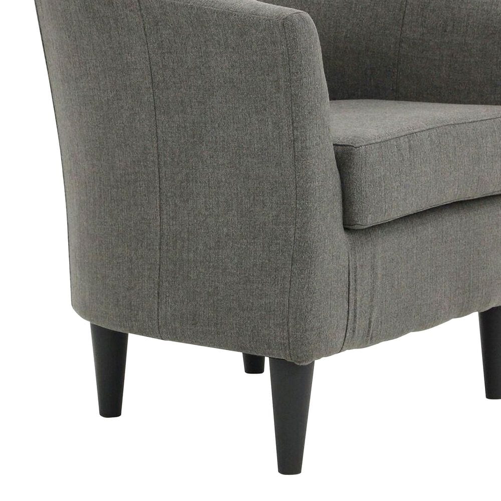 Overman USA Windsor Accent Chair in Charcoal, , large