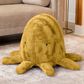 Jaxx Huggy The Octopus Sea Buddy Large Kids Stuffed Animal Bean Bag in Gold, , large