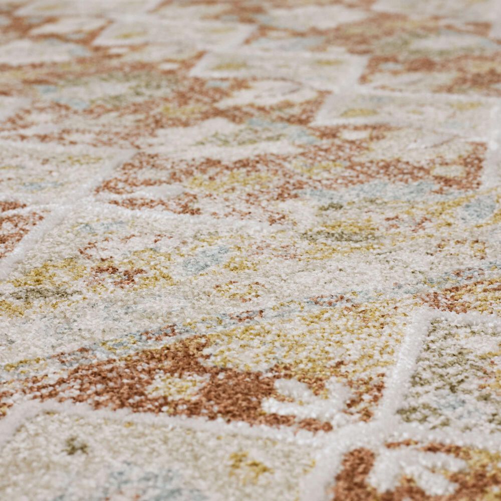 Karastan Windemere 8&#39; x 10&#39;3&quot; Gray, Beige, Blue and Terracotta Area Rug, , large