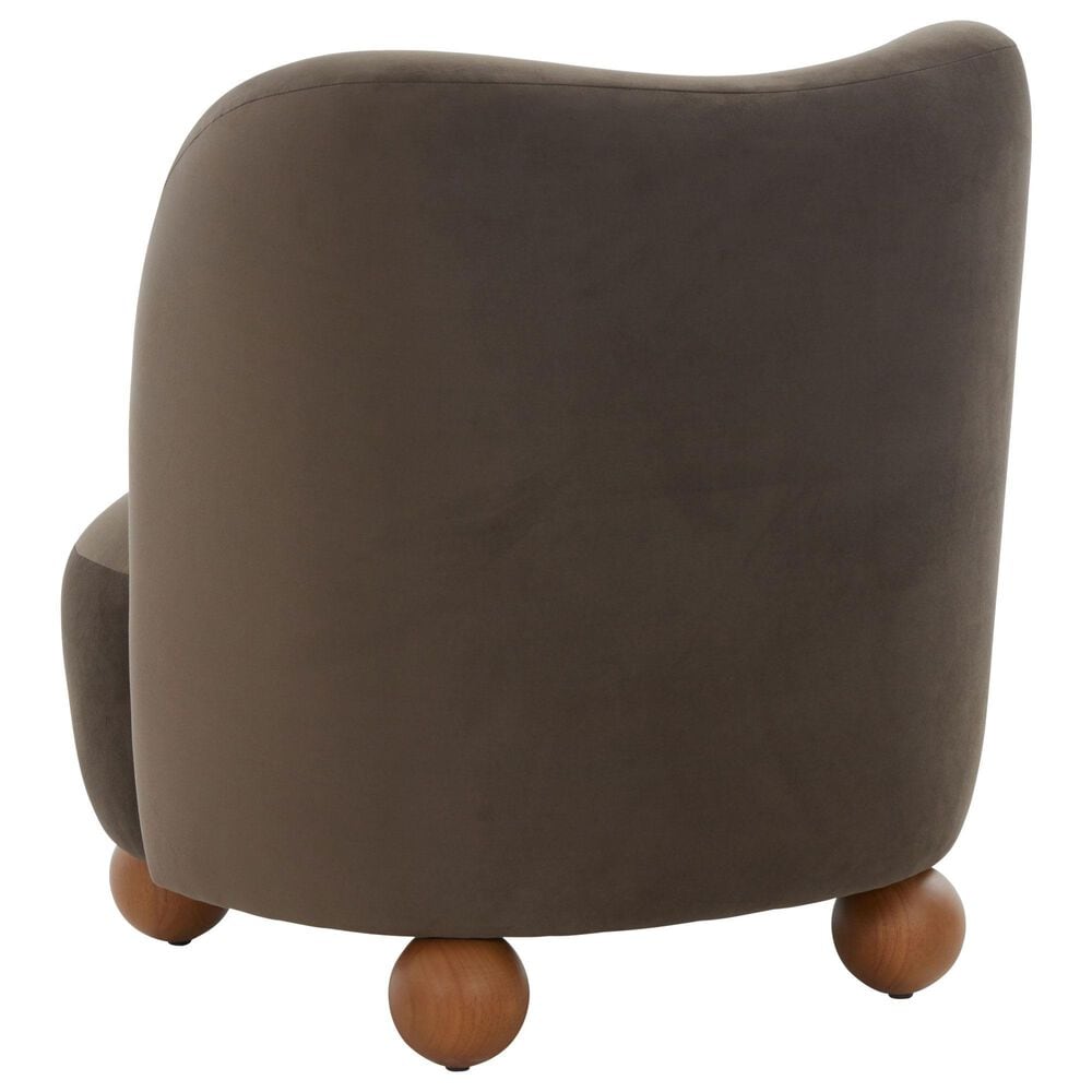 Safavieh Rodolfo Accent Chair in Dark Brown, , large
