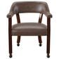STEVE SILVER Tournament 6-Piece Round Game Table Set in Cherry, , large