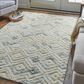 Feizy Anica 4" x 6" Ivory and Blue Area Rug, , large