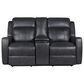 Bassett Norwood Power Reclining Loveseat in Slate, , large