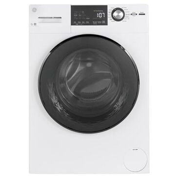 GE Appliances Compact 2.4 Cu. Ft. Frontload Washer with Steam in White, , large