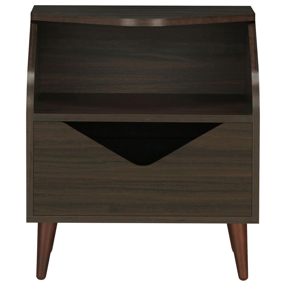 Furniture of America Mitchell End Table in Wenge, , large