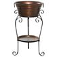 Maple and Jade Rustic Wine Holder in Copper, , large