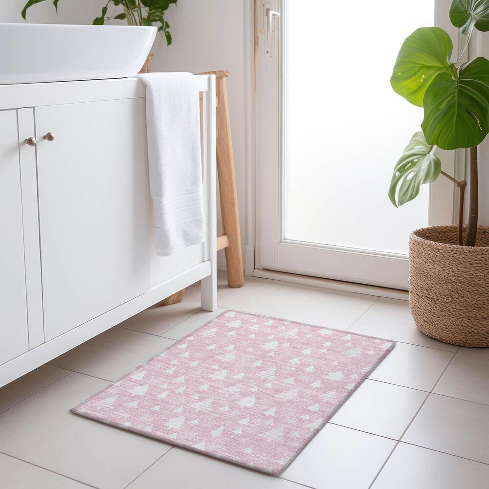Dalyn Rug Company Wonderland WN23 2&#39;6&quot; x 3&#39;10&quot; Pink Indoor/Outdoor Area Rug, , large