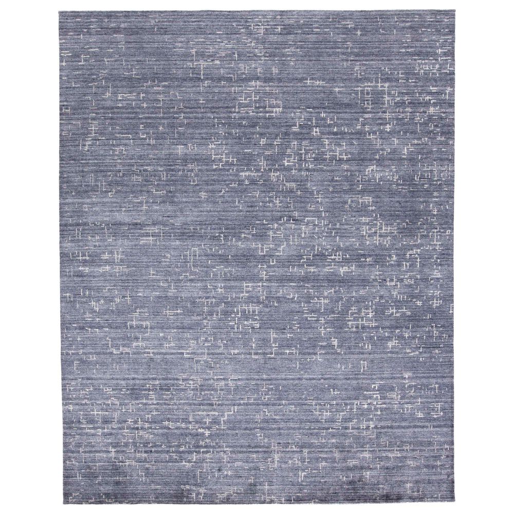 Feizy Lennox Transitional 8694F 5" x 8" Navy Area Rug, , large