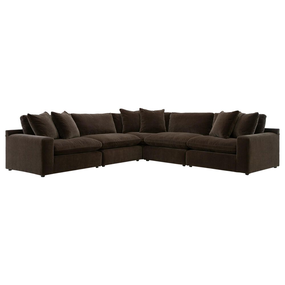 Ashley Maxton Heights 5-Piece L-Shaped Symmetrical Sectional in Bittersweet, , large
