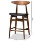 Baxton Studio Flora Counter Stool in Walnut (Set of 2), , large