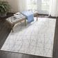 Nourison Ellora ELL02 5"6"" x 7"5"" Sky Area Rug, , large