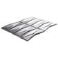 Soho Studio Baroque Adwick Gun Metal 13" x 16" Ceramic Mosaic Sheet, , large
