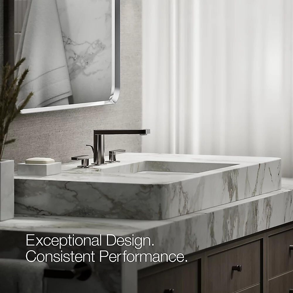 Kohler Composed Widespread Bathroom Sink Faucet in Vibrant Titanium, , large