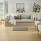Nourison Courtyard Ivory and Charcoal 2" x 3" Indoor/Outdoor Area Rug, , large