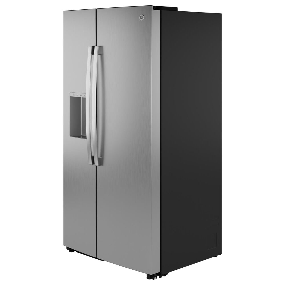 GE Appliances 27.9 Cu. Ft. Side-By-Side Refrigerator with Extra Tall Dispenser in Fingerprint Resistant Stainless Steel, , large