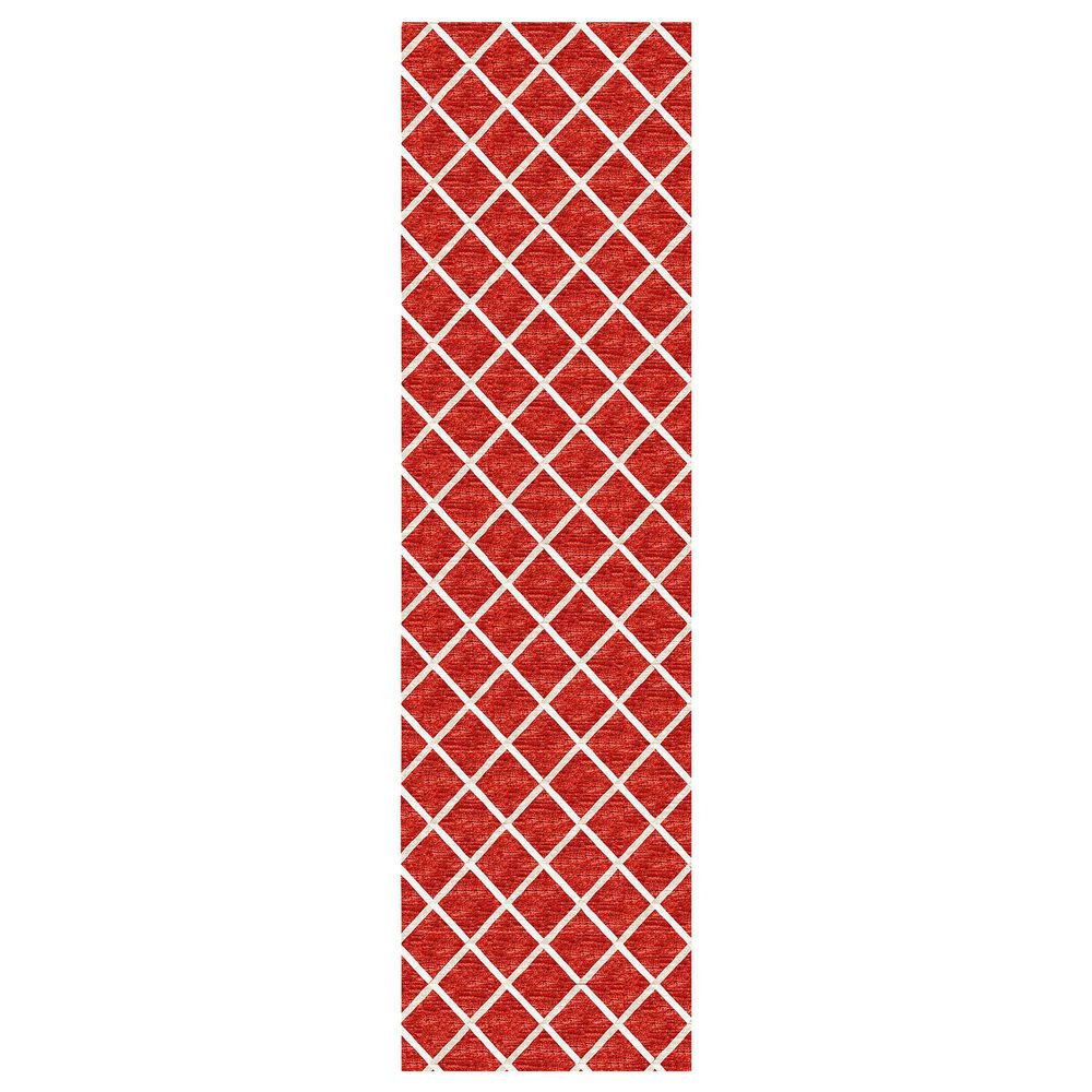 Dalyn Rug Company York 2"3" x 12" Red Indoor/Outdoor Runner, , large