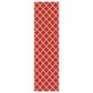 Dalyn Rug Company York 2"3" x 12" Red Indoor/Outdoor Runner, , large