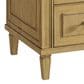 James Martin Vanities Lorelai 36" Single Vanity in Light Natural Oak with 3 cm Eternal Jasmine Pearl Quartz Top, , large