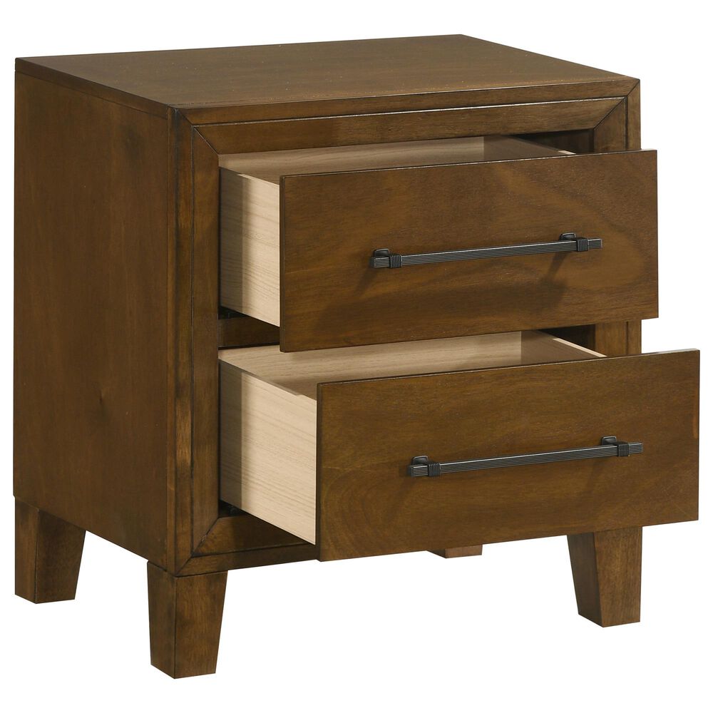 New Heritage Ballard 4 Piece Wood Queen Panel Bedroom Set in Walnut, , large