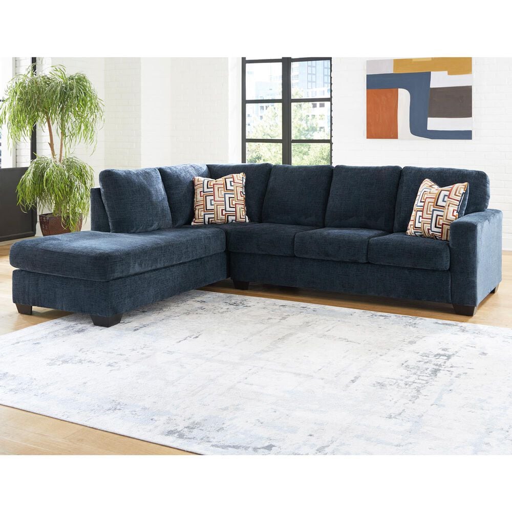 Ashley Aviemore 2-Piece Sectional with Left-Facing Chaise in Ink, , large