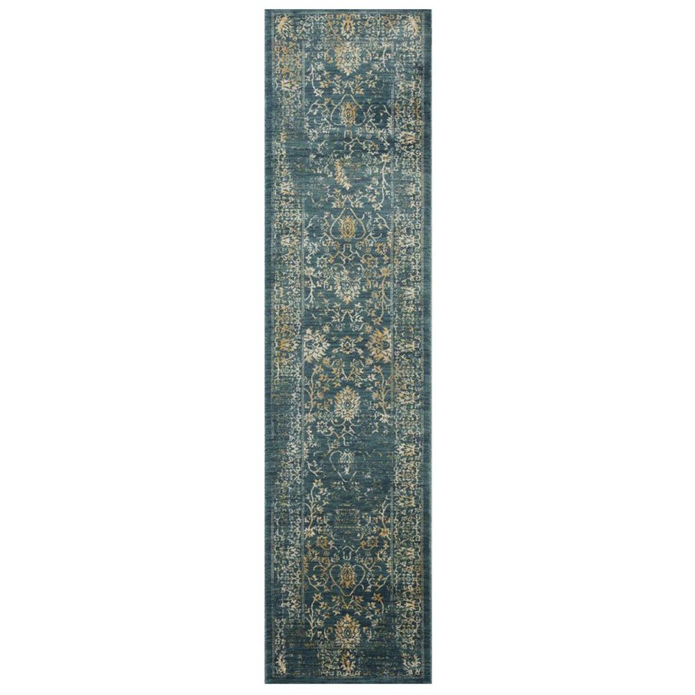 Safavieh Evoke EVK510K 2" x 8" Light Blue and Beige Runner, , large