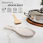 Supreme Melamine Crackle Spoon Rest in Cream, , large