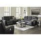 Ashley Warlin Power Reclining Sofa in Black, , large
