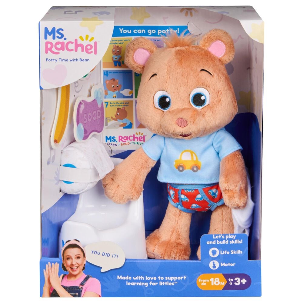 Ms. Rachel Potty Time with Bean Pretend Play Set, , large