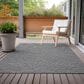 Dalyn Rug Company Laidley 9" x 12" Grey Indoor/Outdoor Area Rug, , large