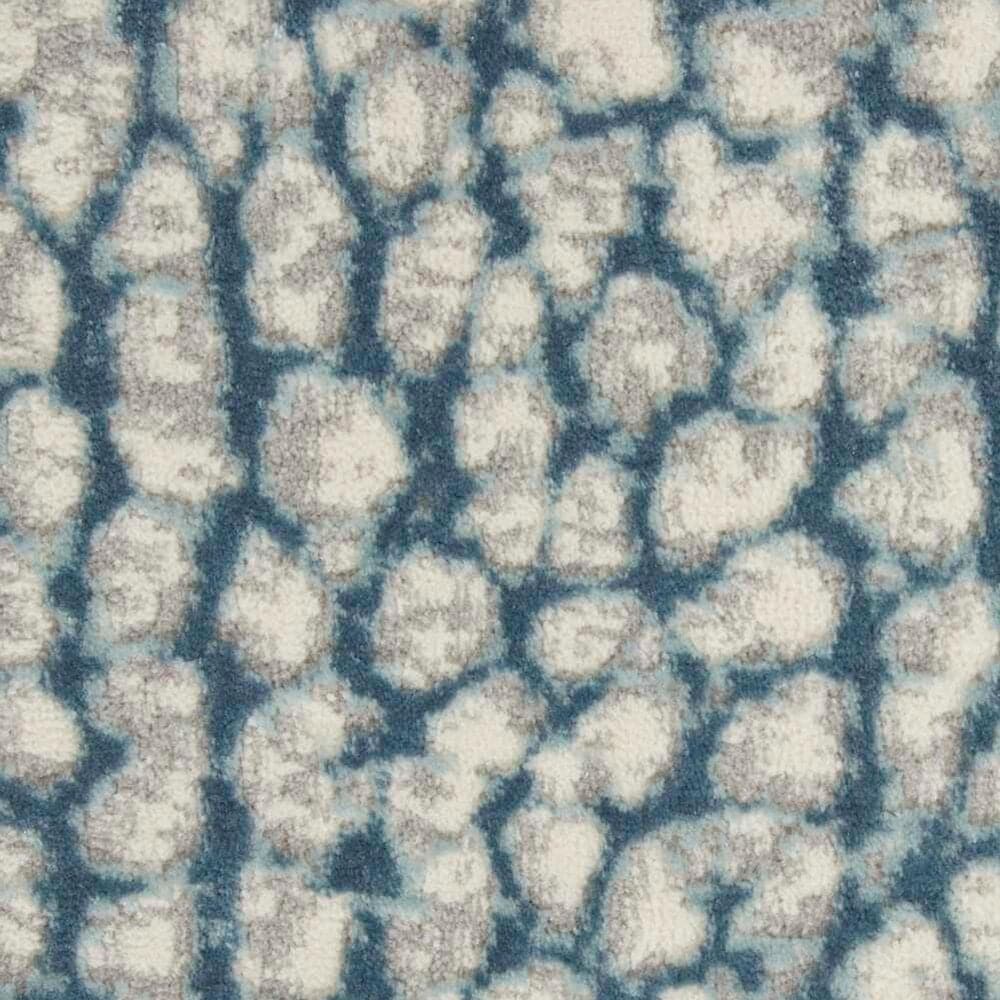 Nourison Joli 5&#39;3&quot; x 7&#39;3&quot; Ivory, Blue and Grey Area Rug, , large