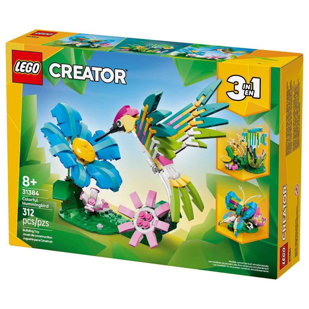 LEGO Creator Wild Animals - Colorful Hummingbird Building Set, , large