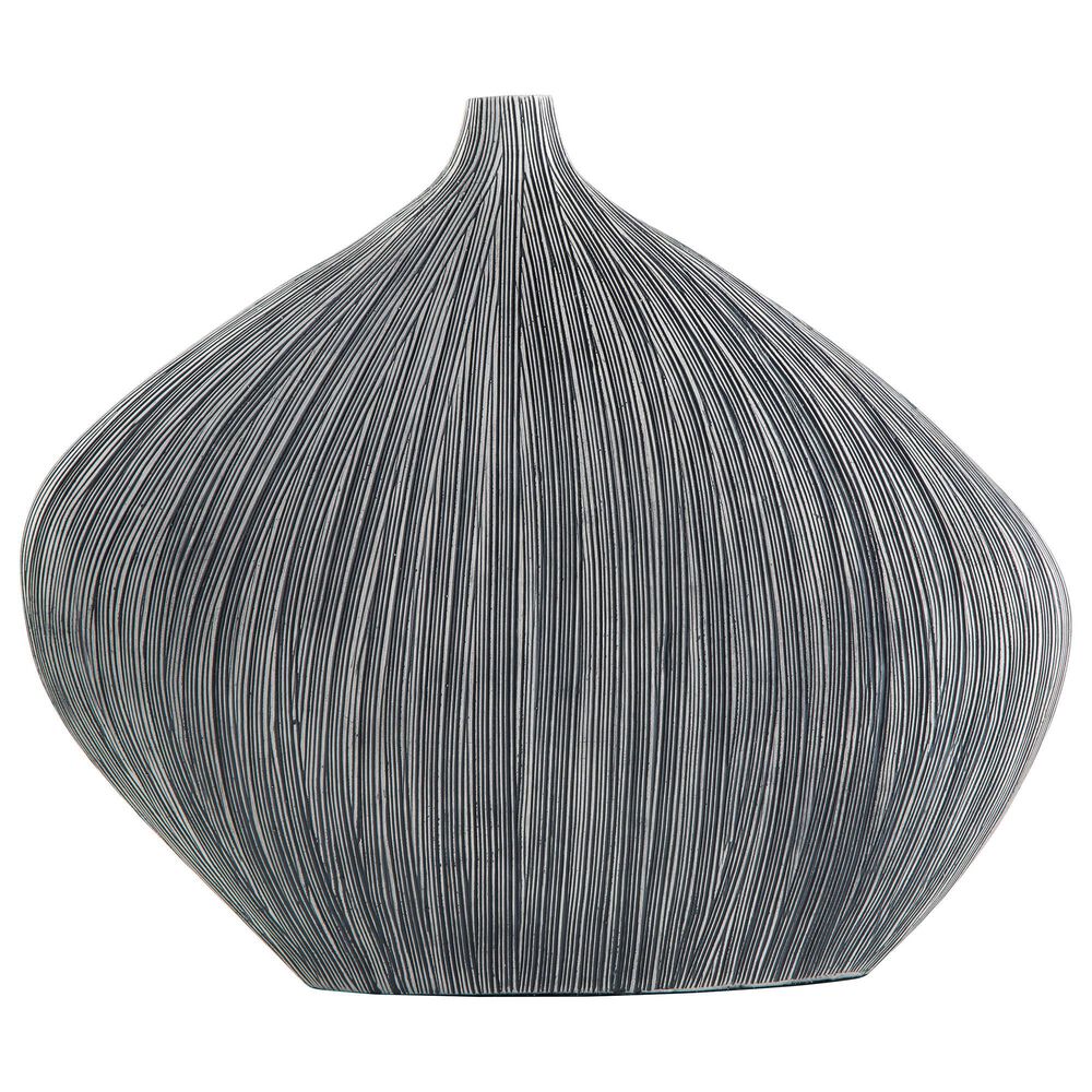 Ashley Donya 13&quot; Vase in Antiqued Black, , large