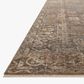 Loloi Heritage 10" x 14" Mocha and Denim Area Rug, , large