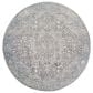 Surya Chicago CHG2313 6"7" Round Slate, Black, Light Beige, Charcoal, Blue, Grey Area Rug, , large