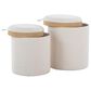 Lumisource Tray 2-Piece Nesting Ottoman Set in Cream, , large