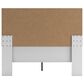 Ashley Charbitt 4-Piece Queen Panel Bedroom Set in Brown and Matte White, , large