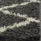 Safavieh Dallas Shag SGD257A-5 5"1" x 7"6" Dark Grey/Ivory Area Rug, , large