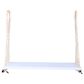 Hearth and Haven Topmax Outdoor Hanging Porch Swing Bench with Dark Gray Cushion in White, , large
