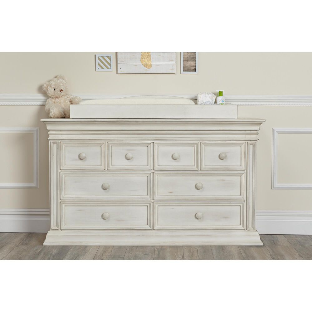 Baby Cache Vienna Changing Station in Antique White NFM