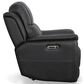 Flexsteel Crew 3-Piece Power Reclining Living Room Set in Raven Black, , large