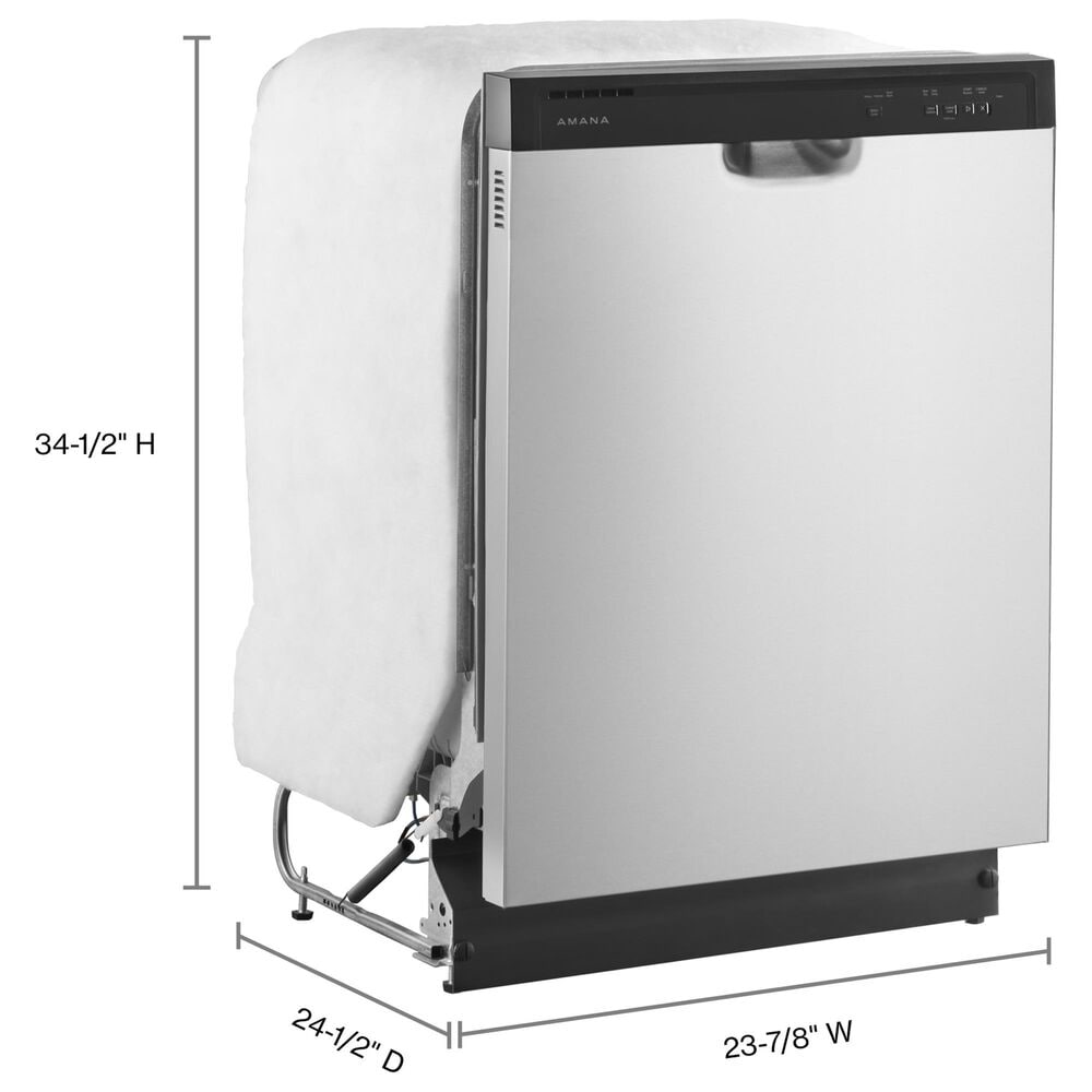 Amana 24&quot; Built-In Dishwasher with Midnight Interior in Stainless Steel, , large