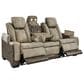 Ashley Next-Gen DuraPella Power Reclining Sofa in Sand, , large