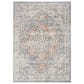 Nourison Astra Machine Washable ASW12 6"7" x 9" Denim and Multicolor Area Rug, , large