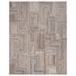 Karastan Forsyth Park Cloverdale Beige Steel 8" x 10" Area Rug, , large