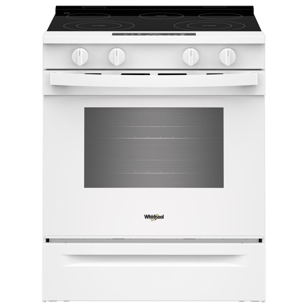 Whirlpool 30" Electric Range in White, , large