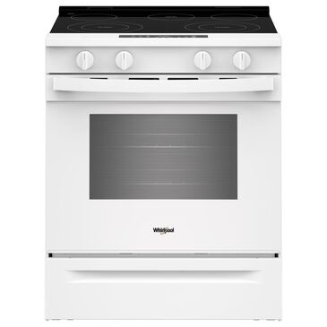Whirlpool 30" Electric Range in White, , large