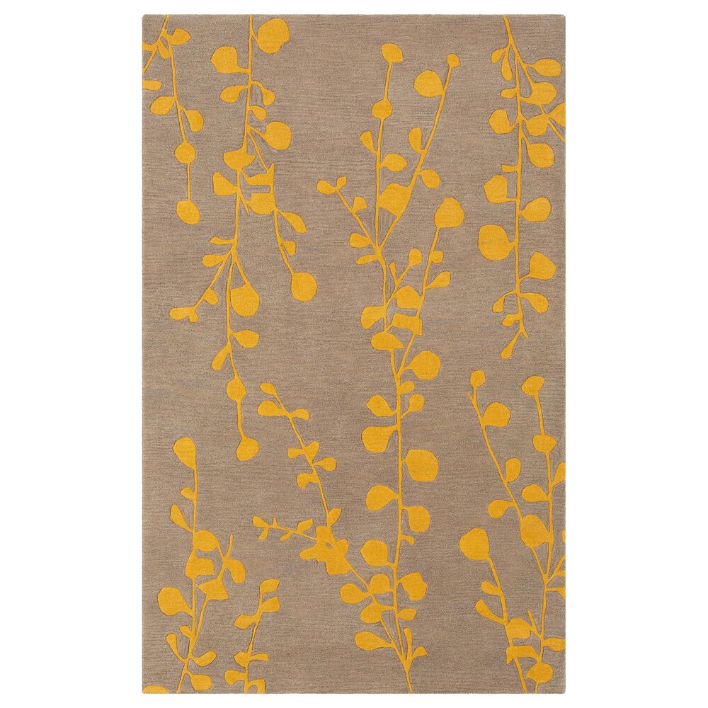 Surya Athena 6' x 9' Taupe and Saffron Area Rug, , large
